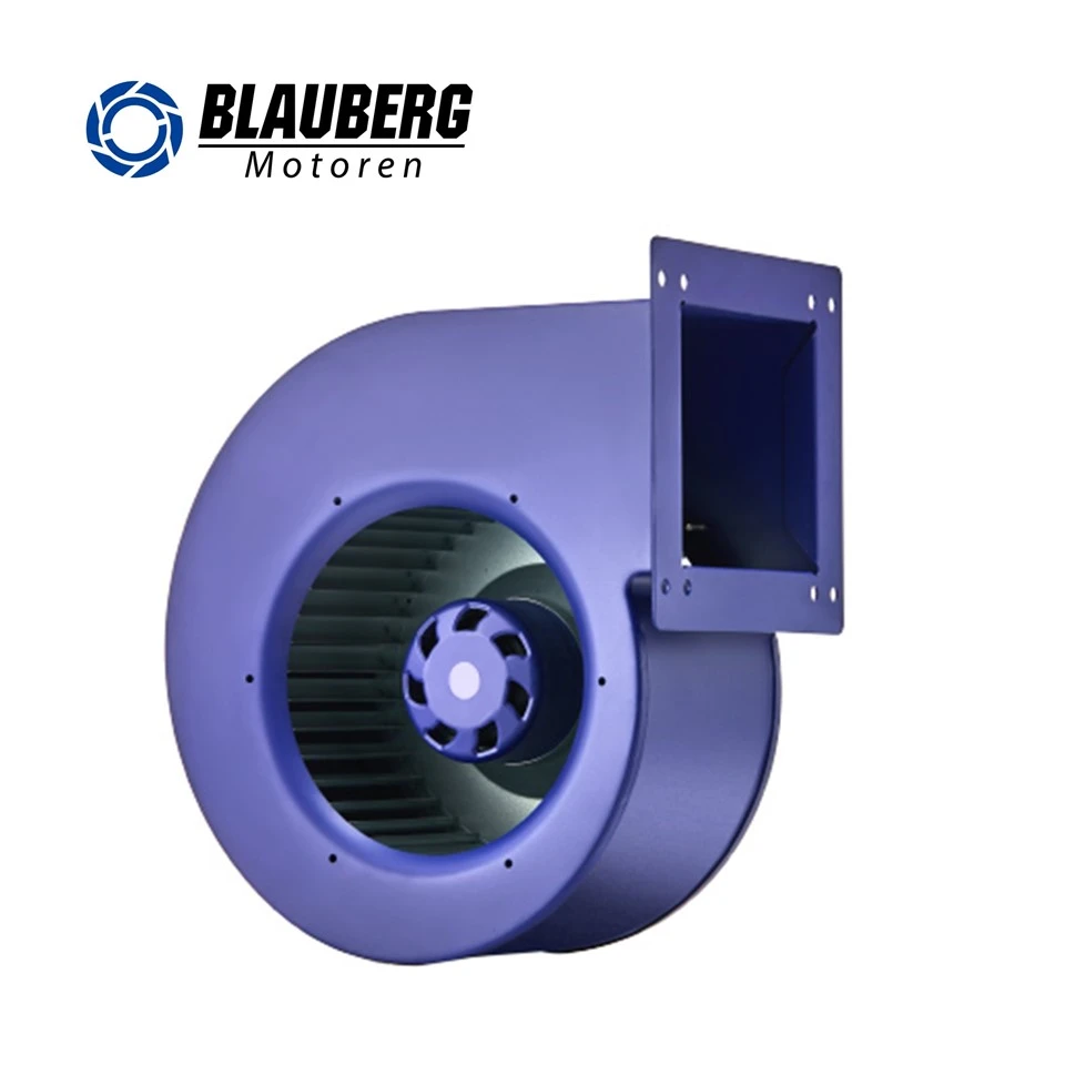 160mm Air Flow Cooler EC Motor Single Inlet Centrifugal Fan For Hvac