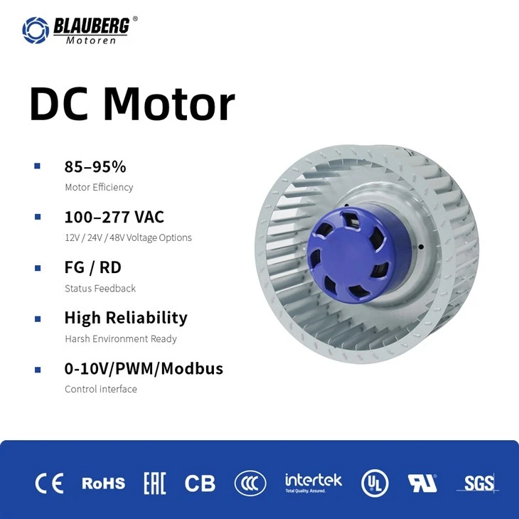 Blauberg BD-F160C-EC-01 160mm DC Forward Curved Centrifugal Fan factory